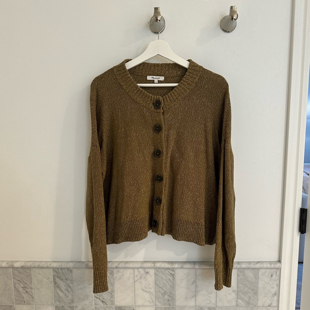 Madewell Split Hem Cardigan